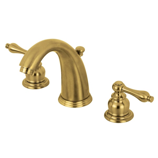 KB987ALSB Victorian 2-Handle 8" Widespread Bathroom Faucet, Brass
